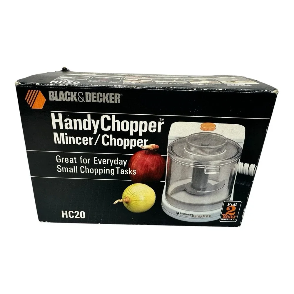 Black & Decker Handy Chopper Plus Mincer Dicer 1.5 cup HC20